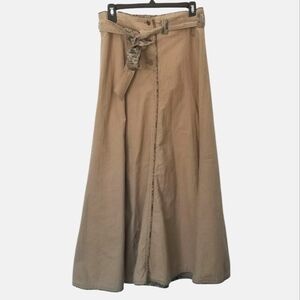Maxi Skirt Fat Face Tan Cotton